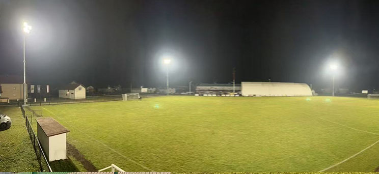 GAEA-A4 1500w LED high mast lights for soccer field